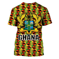 Ghana Ghanan Pattern T Shirt ver3 LT20 - Wonder Print Shop