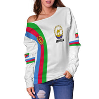 Eritrea Women Off Shoulder Striped LT13 - Wonder Print Shop