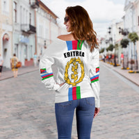 Eritrea Women Off Shoulder Striped LT13 - Wonder Print Shop