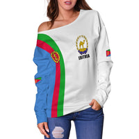 Eritrea Women Off Shoulder Striped 02 LT13 - Wonder Print Shop