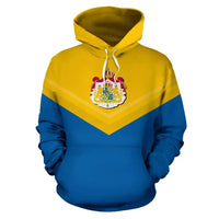 Sweden Sport Flag Hoodie Arrow Style 01 RLT7 - Wonder Print Shop