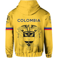 Colombia Flag Hoodie Map Version RLT7 - Wonder Print Shop