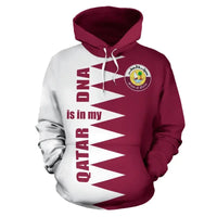 Qatar is in My DNA Hoodie RLT12 - Wonder Print Shop