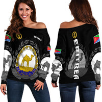 Eritrea Women Off Shoulder Coat Of Arms LT13 - Wonder Print Shop