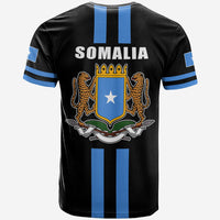 Somalia T Shirt Flag Black LT13 - Wonder Print Shop