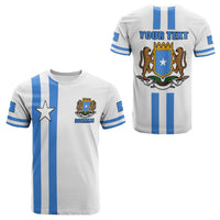Custom Somalia T Shirt Flag White LT13 - Wonder Print Shop