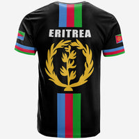 Eritrea T Shirt Striped Black LT13 - Wonder Print Shop