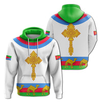 Eritrea Hoodie Cross Flag Camel White LT13 - Wonder Print Shop