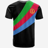 Custom Eritrea Special Flag T Shirt Black LT13 - Wonder Print Shop