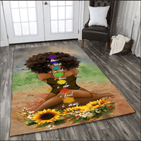 Africa Women Area Rug Ver1 LT20 - Wonder Print Shop