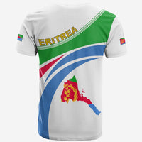 Custom Eritrea Map And Coat Of Arms T Shirt LT13 - Wonder Print Shop