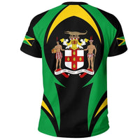 Jamaica T Shirt Action Flag LT13 - Wonder Print Shop