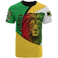 Jamaica T Shirt Lion Coat Of Arm Reggae LT13 - Wonder Print Shop