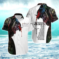 Jesus Hawaiian Shirt Faith, Hope and Love LT13 - Wonder Print Shop