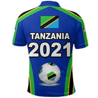 Tanzania Football Team 2021 Mix Flag Polo Shirt LT20 - Wonder Print Shop