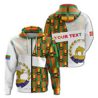 Custom Eritrea Zip Hoodie Kente Pattern LT13 - Wonder Print Shop