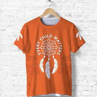 Orange Shirt Day Dreamcatcher T Shirt Every Child Matters LT13 - Wonder Print Shop