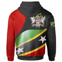 Saint Kitts and Nevis Hoodie Saint Kitts and Nevis Flag LT13 - Wonder Print Shop