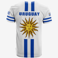 Uruguay T Shirt Striped LT13 - Wonder Print Shop