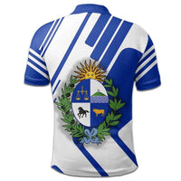 Uruguay Polo Shirt Coat Of Arms LT13 - Wonder Print Shop