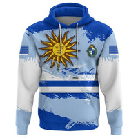 Uruguay Hoodie Flag Brush LT13 - Wonder Print Shop
