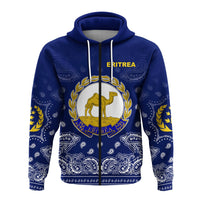 Eritrea Zip Hoodie Mix Pattern Paisley LT13 - Wonder Print Shop