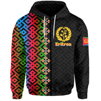 Eritrea Zip Hoodie Gradient Color Flag LT6 - Wonder Print Shop