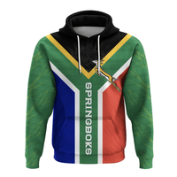 Custom Springboks Passion Hoodie South Africa Rugby LT13 - Wonder Print Shop