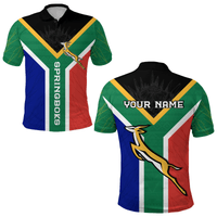 Custom Springboks Passion Polo Shirt South Africa Rugby LT13 - Wonder Print Shop