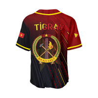 Proud Tigray Baseball Jersey African Pattern LT13 - Wonder Print Shop