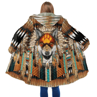 aborigine-style-3d-all-over-printed-red-gray-wolf-with-footprint-hooded-coat