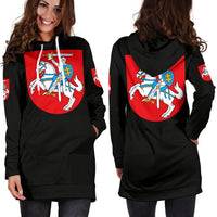 Lithuania Hoodie Dress RLT6 - Wonder Print Shop