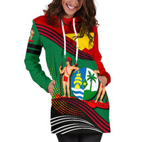Suriname Hoodie Dress Fall In The Wave RLT7 - Wonder Print Shop