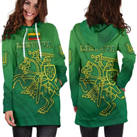 Lithuania Vytis Columns of Gediminas Women Hoodie Dress RLT6 - Wonder Print Shop