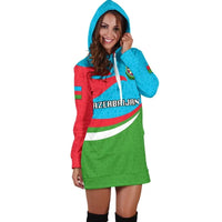 Azerbaijan Women Hoodie Dress Proud Version RLT8 - Wonder Print Shop