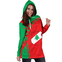Lebanon Hoodie Dress Premium Style RLT6 - Wonder Print Shop