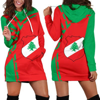 Lebanon Hoodie Dress Premium Style RLT6 - Wonder Print Shop