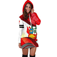Peru Hoodie Dress Fall In The Wave RLT7 - Wonder Print Shop