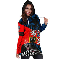 Czech Republic Hoodie Dress Fall In The Wave RLT13 - Wonder Print Shop