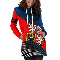 Czech Republic Hoodie Dress Fall In The Wave RLT13 - Wonder Print Shop