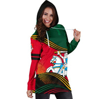 Lithuania Hoodie Dress Fall In The Wave RLT6 - Wonder Print Shop