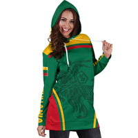 Lithuania Hoodie Dress Active Warrior RLT6 - Wonder Print Shop