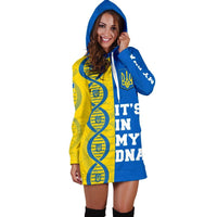 Ukraine DNA Hoodie Dress RLT7 - Wonder Print Shop