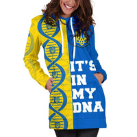Ukraine DNA Hoodie Dress RLT7 - Wonder Print Shop