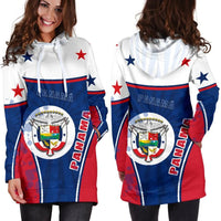 Panama Women Hoodie Dress Circle Stripes Flag Version RLT13 - Wonder Print Shop