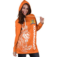 Netherlands Hoodie Dress Koningsdag Day RLT7 - Wonder Print Shop