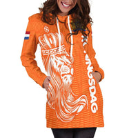 Netherlands Hoodie Dress Koningsdag Day RLT7 - Wonder Print Shop
