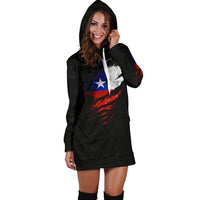 Chile in Me Women's Hoodie Dress - Special Grunge Style RLT7 - Wonder Print Shop