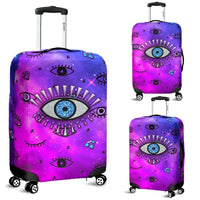 Luggage Cover - Evil Eye Luggage Covers Simple Style - Pink LT8 - Wonder Print Shop