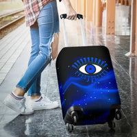 Luggage Cover - Evil Eye Luggage Covers Original Style - Blue LT8 - Wonder Print Shop